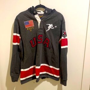 Rugby Athletic Outfitters by Ralph Lauren USA Sweatshirt, L,